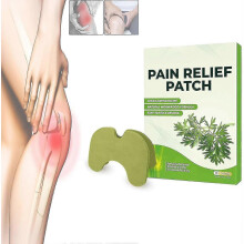 (1 Pack - 10pcs)Knee Pain Relief Patches, Pain Relief Patch For Knee, Warming Herbal Plaster Wormwood Heat Patches Relief Of Back, Neck, Shoulder Pain