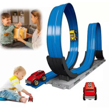(230cm, Random 1pc Car) Changeable Track with LED Light-Up Race Car,New Flexible Changeable Car Toys