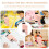 Microscope Plastique Portable Rose Outil Éducatif Pour Enfants 3