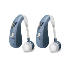 (USB, blue 1 pair) Heasouls Hearing Aids, 2025 New Rechargeable Hearing Amplifier for Seniors