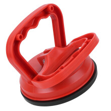 Red ABsPVC Plastic Glass Plate Puller Suction Cup Lifter Single Claw Tile Tool