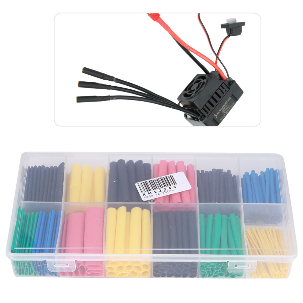 280Pcs Heat Shrink Cable Tubes Insulation For Rc Model Cars & Drones 1Mm-10Mm 7891392064960