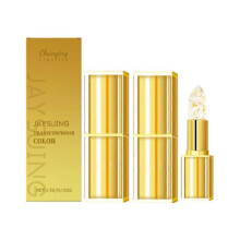 (2pcs) 1-3X Gold Foil Color-Changing Nourishing Lipstick Gentle Nourishing Care Lip Skin Moisturizing Care Lip Balm
