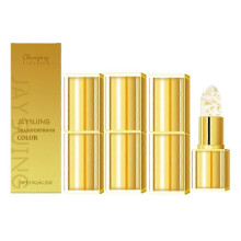 (3pcs) 1-3X Gold Foil Color-Changing Nourishing Lipstick Gentle Nourishing Care Lip Skin Moisturizing Care Lip Balm