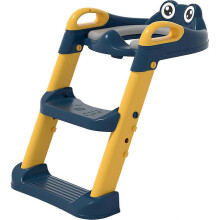 Kids Potty Training Seat with Step Stool Ladder & Safety Handles, Adjustable Splash Guard Toddler Potty Training Toilet Seat
