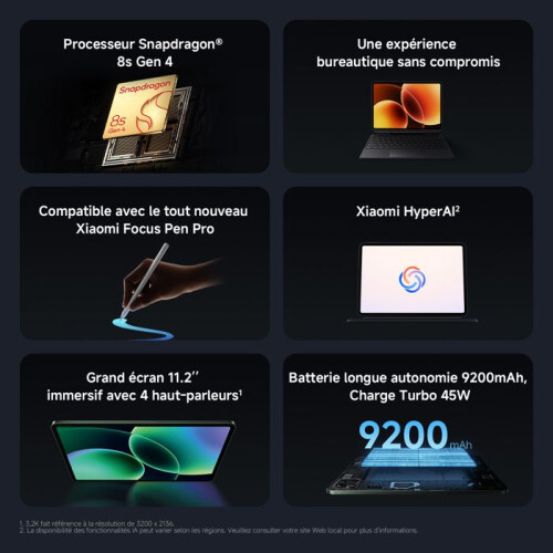 Xiaomi Xiaomi Pad 8 Blu 8GO 256GO Processore Snapdragon 8s Gen 4 2