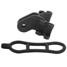 Adjustable Bicycle Flashlight Holder Handlebar Mount for GoPro Interface