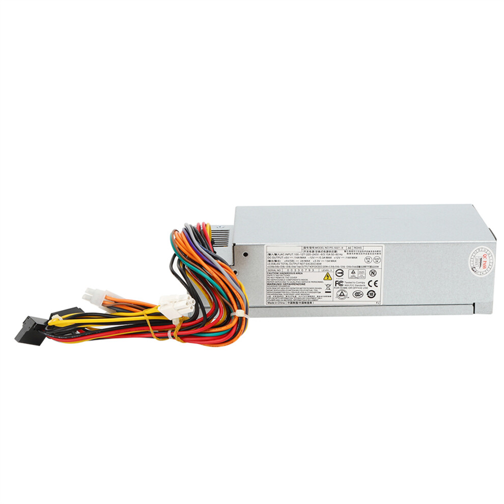 Small Chassis Power Supply 220W 220V-240V For Computer Parts Ps-5221-9 3291392066720