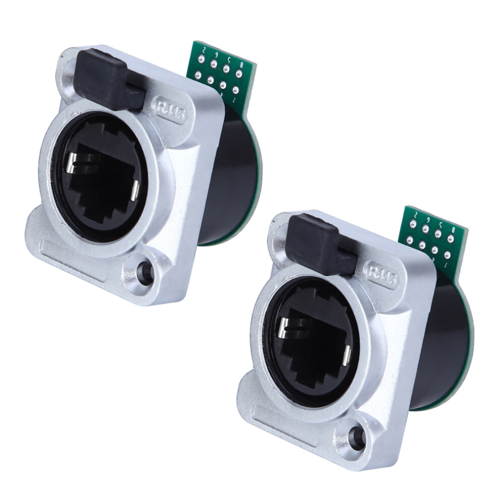 Waterproof Rj45 Pcb Panel Insulator Round Durable Pa Material 2Pcs Elrjwh5 5061392066734