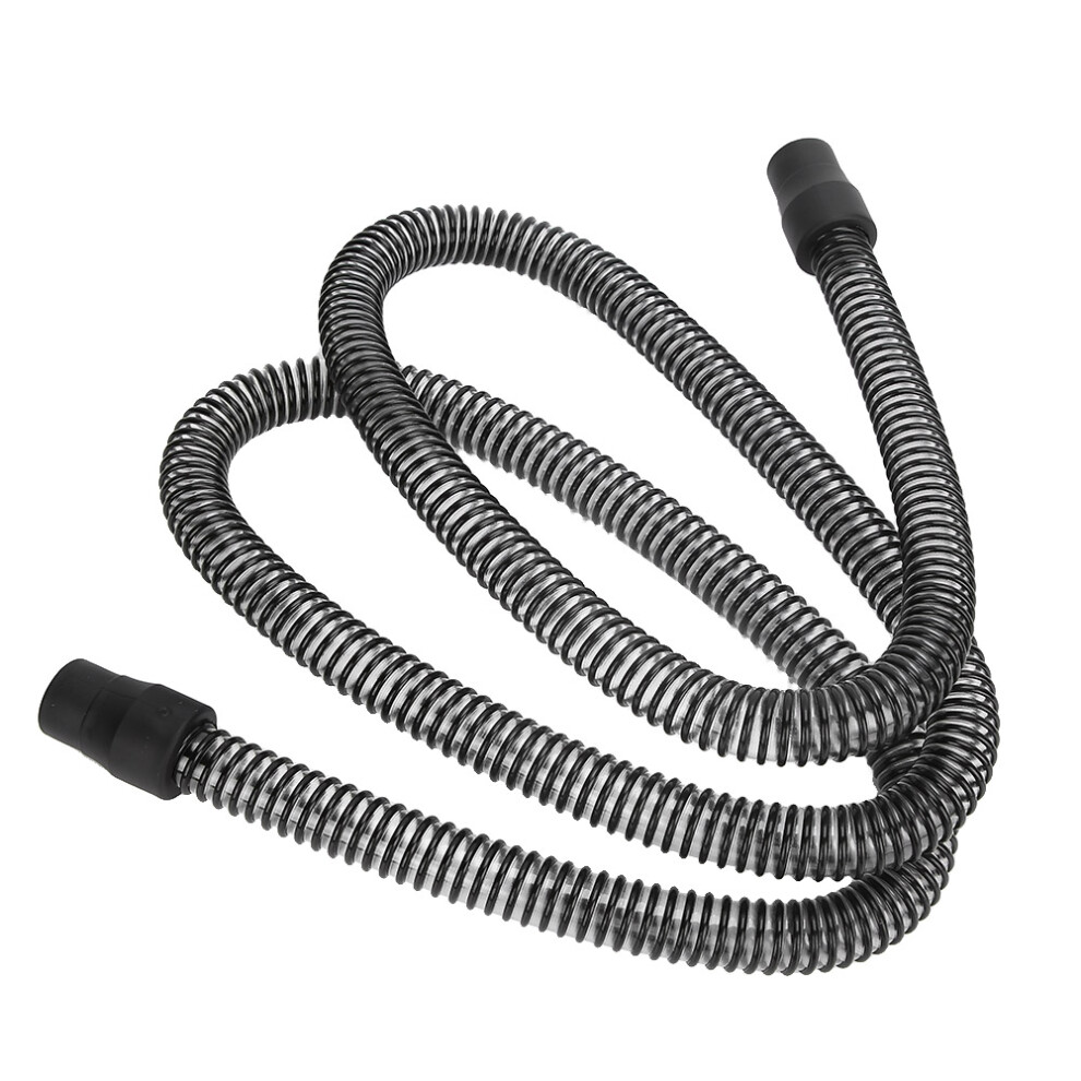 Black 1.8M Silicone Rubber Breathing Machine Tube, 22Mm Diameter