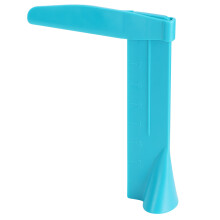Adjustable Green Cake Smoother with Scale, 24x5.3cm