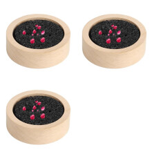 3X Wood Lava Rock Essential Oil Diffuser, Black Lava Rock Stone Diffuser, Stone Diffuser for Home, Offices, Yoga, Sauna