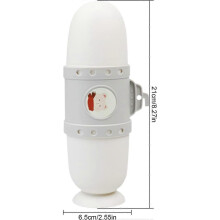 Plastic Toothbrush Case,portable Toothbrush Holder for Storing Clean Tooth Brushes(white 2 Pieces) - DD