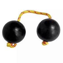 (Black 1pcs) African Shaker Hand Shaker Balls Rhythm Ball Music Egg Shaker for Musical