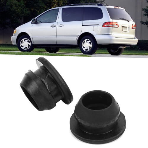 2 Stück PCV-Ventil-Gummitülle 90480-18001 Schwarz 2