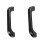 1Pair Alloy Car A-Pillar Pull Handle Inner Door Pillar Handle Grip for   90 110 2004-2018 Black 4