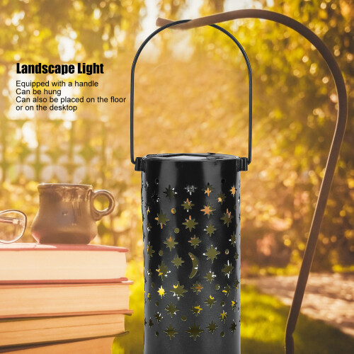 Outdoor Solar Lantern with Star Effect