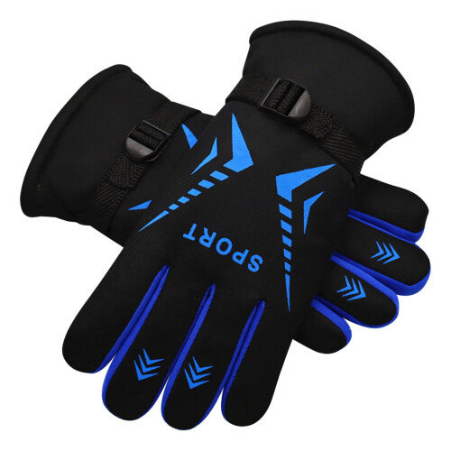 Winter Touchscreen Gloves Thermal Blue -30 1