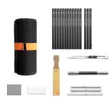 Conjunto de Canetas de Desenho Caneta de Desenho Lápis de Desenho Desenho de Estudante Arte Pincel de Desenho HB Caneta Conjunto de Cortina Caixa