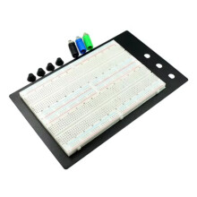 1660 Ties Solderless Breadboard Kit for DIY Electronics & Prototyping Reusable Circuit Board for Students & Hobbyists