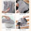 Hanging Hand Towel Microfiber Gray 6