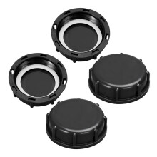 60mm Guttering End Cap, 4-Pack Blanking Cap for Kitchen/Bath/Laundry Waste Pipes, Leak-Proof Drain Seal