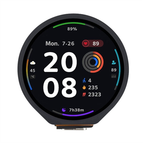 ESP32-S3 Development Board 1.28 Inch Round Touch LCD Display Screen / Accelerometer