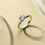 Cubic Zirconia Solitaire Ring Sterling Silver 1 Carat 4