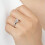 Cubic Zirconia Solitaire Ring Sterling Silver 1 Carat 6