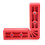 120mm Plastic Right Angle Clamp for Woodworking, 90 Degree Positioning Square 12