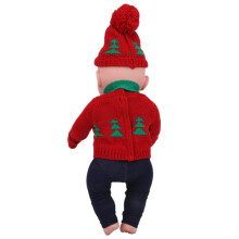 Puppenkleid Weihnachtspullover 43 cm Puppe
