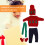 Weihnachtskleidung Puppe 18 Zoll Pullover Set 4