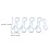 MUSEYA 5Pcs Alloy Steel Cotter Pins Solid Durable Split Locking Pins 4