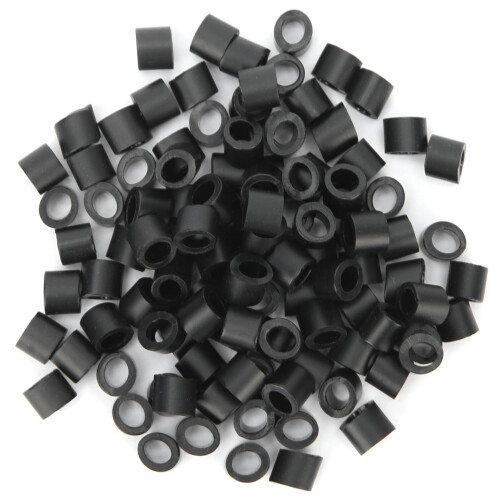 100pcs Silicone Color Code Rings Dental Orthodontic Accessory Black 1