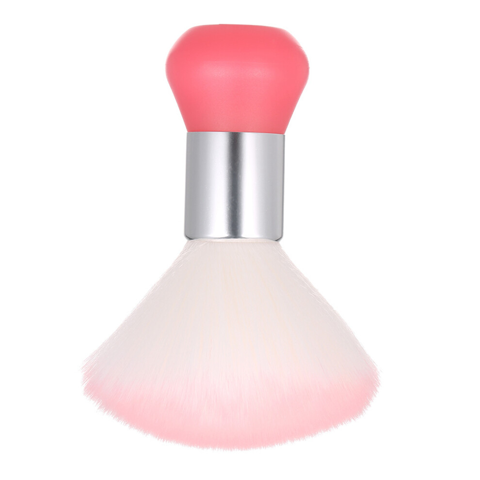 Professional Multi-purpose Makeup & Nail Powder Brush with Hair Cleaning Tool