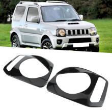 Gloss Black Headlight Trim For Suzuki Jimny