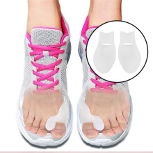 10 Pairs Silicone Toe Separator in Soft Comfort Insole, 8.5x2.5cm