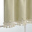 Star Pattern Curtain with Tassels Threaded Pole 1 Piece 5