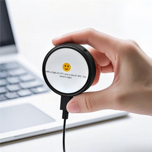 T5-E1 1.75inch AMOLED Round Touch Display Development Board AI Voice Chat Robot Supports TuyaOpen Development 2