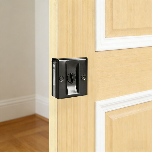 Serrure de sécurité moderne pour entrées coulissantes avec-Noir 2