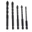 5PCS Masonry Drill Bits Set 5mm-12mm Cemented Carbide, 1/4in Hex Shank 14