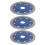 3Pcs Diamond Cutting Discs 105x10x20mm for Tile, Ceramic, Marble 2