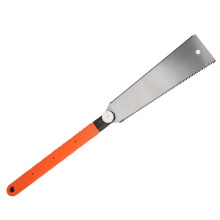 10in Two-Sided Wooden Handsaw, Alloy Steel, Manual Tool