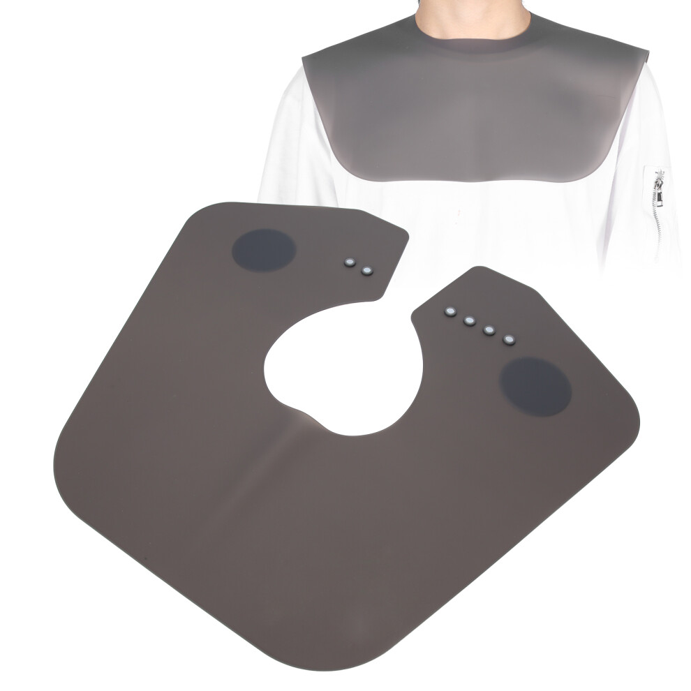 Black Salon-Quality Silicone Waterproof Hairdressing Cape Professional