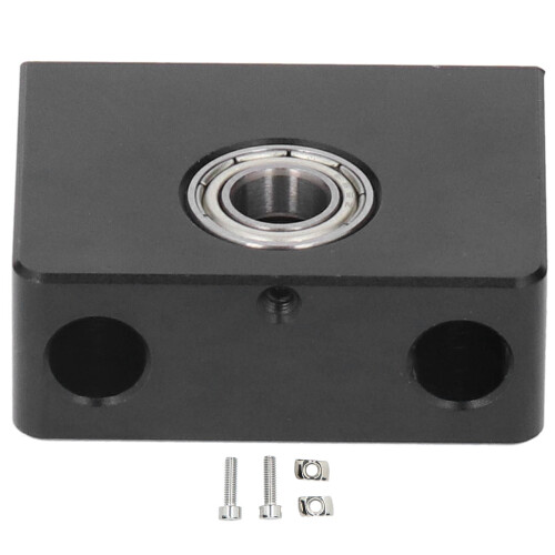 8mm Lead Screw Fix Bracket for 3D Printers, Black Aluminum 1