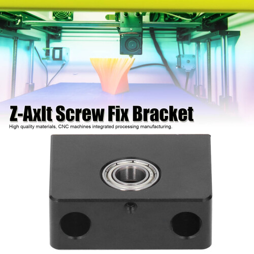 8mm Lead Screw Fix Bracket for 3D Printers, Black Aluminum 2
