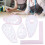 5 Pc Multi-Function Curve Ruler Set 11