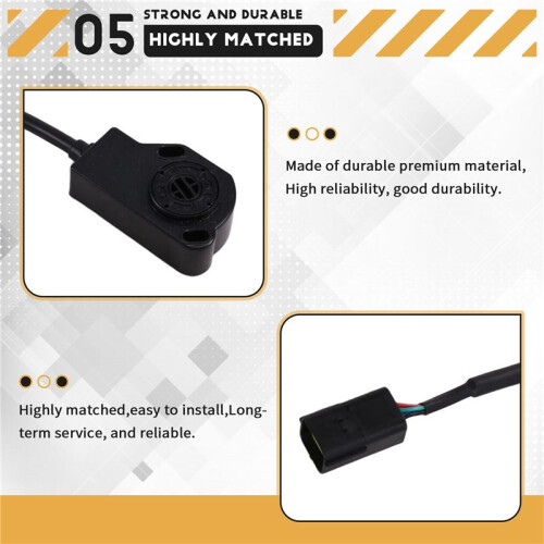 HXJS-4805D Model Electric Pedal Accelerator 0-5V Output 12-96V Input Accelerator Control Box Accelerator Coil 2