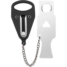 Portable Door Lock, Door Chain,  No Drilling Required, Security Lock Student Dorm - DD01