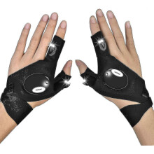 Flashlight Gloves Outdoor Multipurpose Led Glove Flashlight Torch Cover